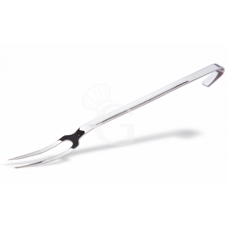 Fleischgabel, 2 Zinken, Grifflänge 400 mm, Gesamtlänge 470 mm