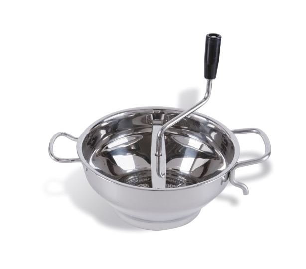 Passiermühle / Flotte Lotte, Edelstahl, 2 Griffe, Ø 320 mm