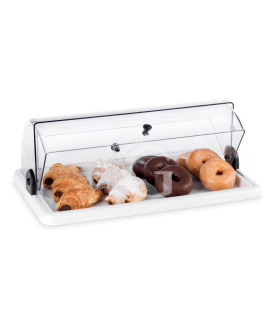 Buffetvitrine, Plexiglas, B 400 mm x T 245 mm x H 155 mm