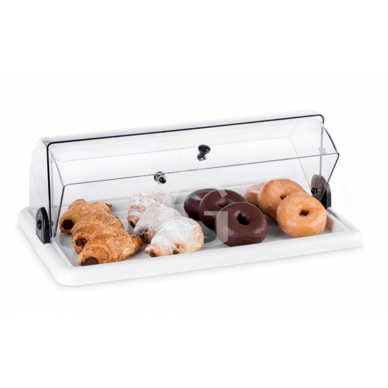 Buffetvitrine, Plexiglas, B 400 mm x T 245 mm x H 155 mm Buffetvitrine, Plexiglas, B 400 mm x T 245 mm x H 155 mm