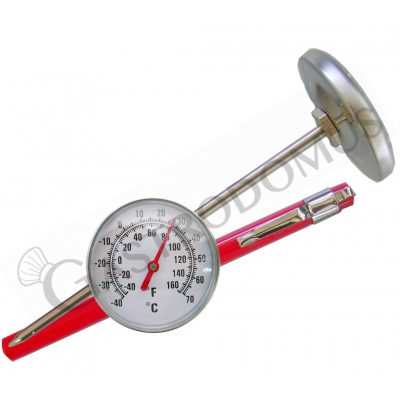 Thermometer mit Sonde und Hülle, mechanisch, -40°C/+70°C