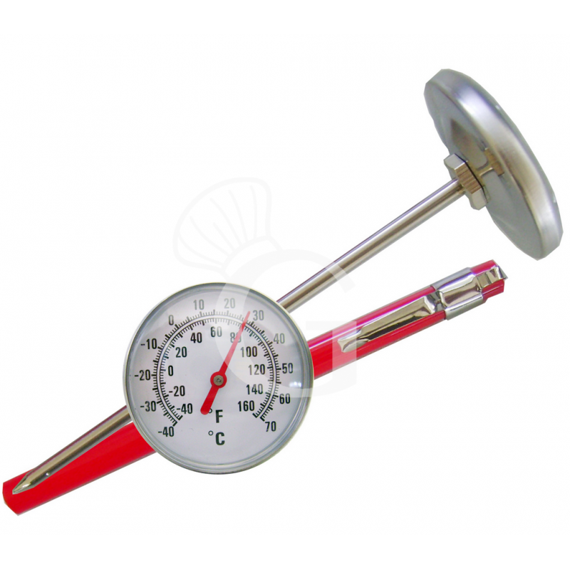 Thermometer mit Sonde und Hülle, mechanisch, -40°C/+70°C