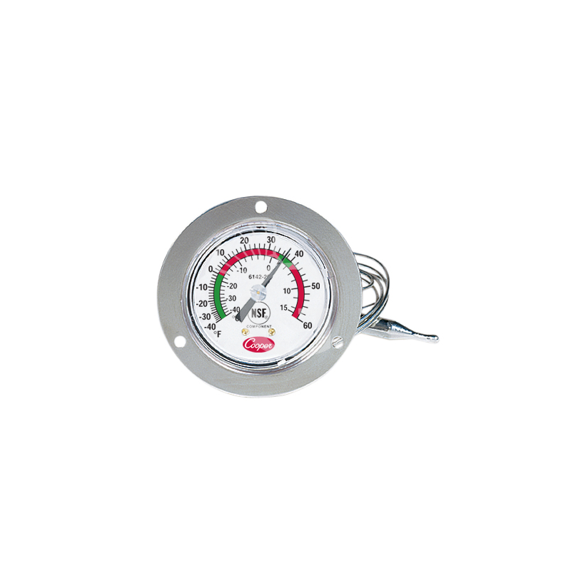 Einbauthermometer für Kühlzelle, mechanisch, -40°C/+15°C