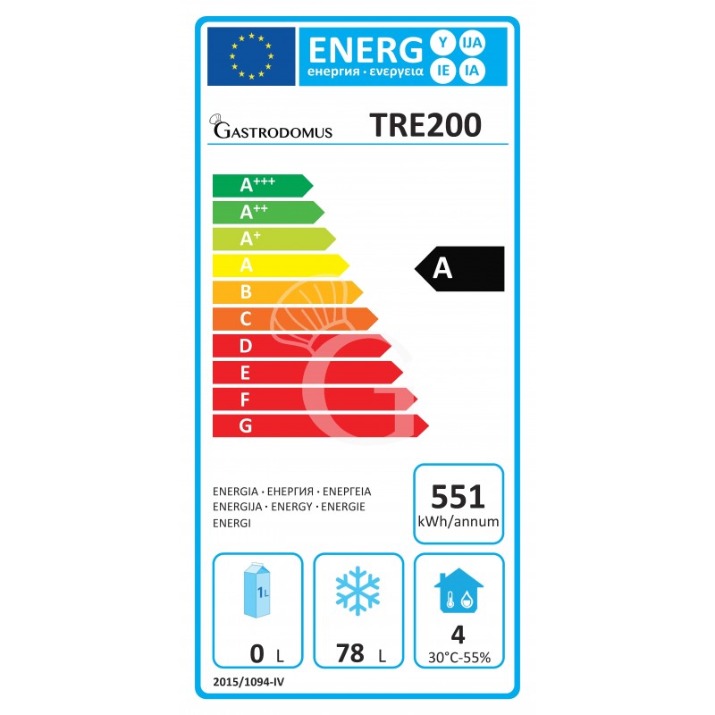 eco gefrierschrank mit statischer kuehlung temperaturbereich 18 c 22 c 120 l
