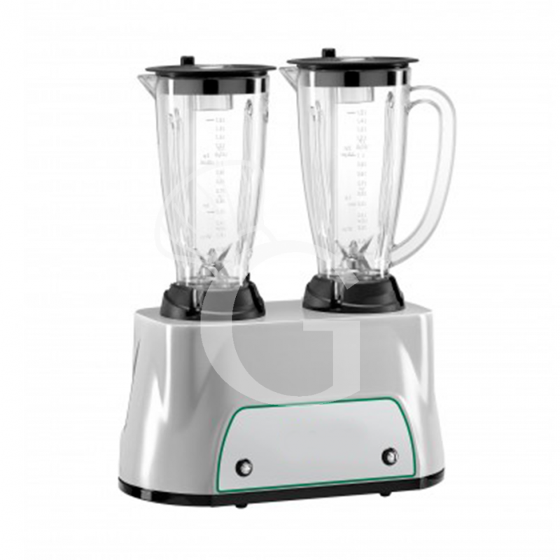 Dual-Barmixer, 2 Lexanbecher (1,5 L+ 1,5 L), 350 W + 350 W, B 380 mm x T 210 mm x H 490 mm