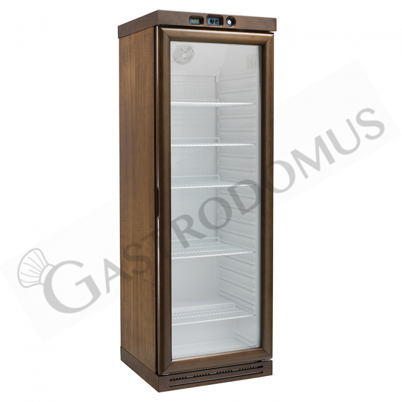 Weinklimaschrank (310 L), Holz, statisch, 6 fixe Fächer, 90 Flaschen, +18°C/+22°C