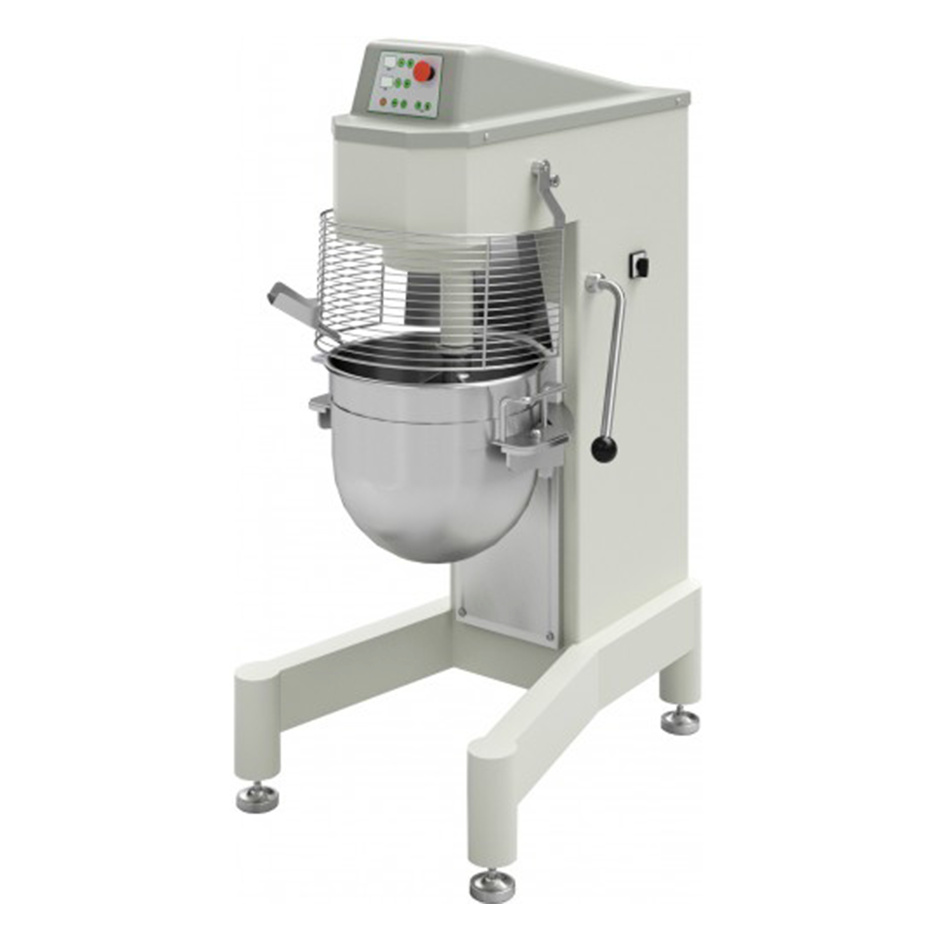 Tisch-Planetenrührmaschine, 40 L, dreiphasig, Geschwindigkeitsregler, digitale Steuerung