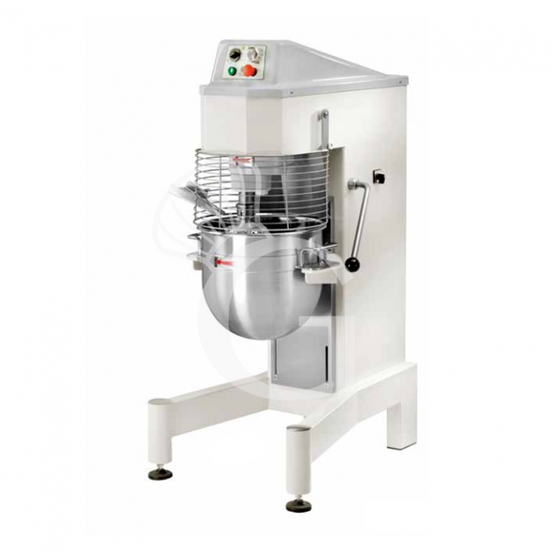 Tisch-Planetenrührmaschine, 20 L, dreiphasig, 3 Geschwindigkeiten, mechanische Steuerung Tisch-Planetenrührmaschine, 20 L, dreiphasig, 3 Geschwindigkeiten, mechanische Steuerung
