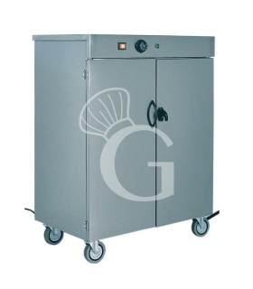 Tellerwärmer / Tellerwärmeschrank, für 60 Teller, B 390 mm x T 420 mm x H 950 mm.
