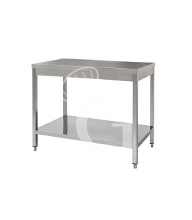 Edelstahltisch 1 Grundboden B 800 mm x T 700 mm x H 850 mm