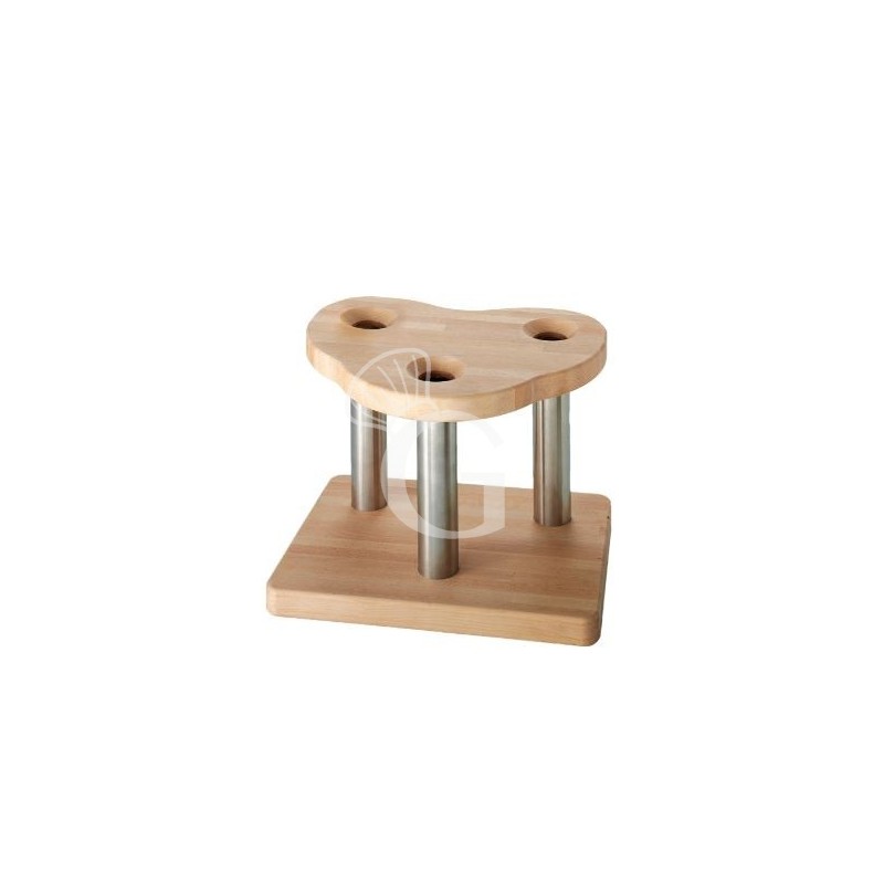 Pizzaschaufelhalter "Modena", 3 Positionen, B 390 mm x T 290 mm x H 260 mm