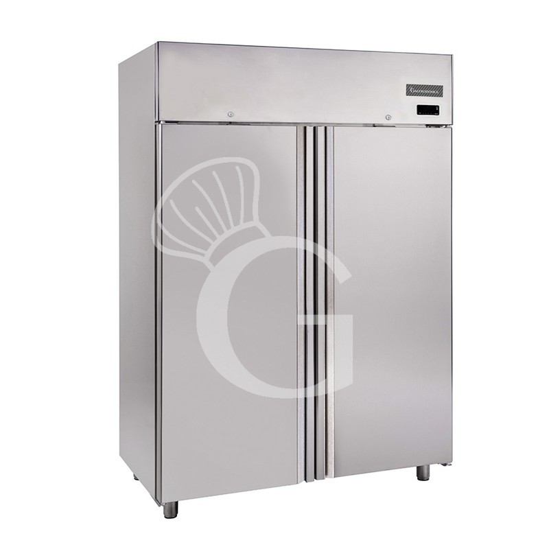 Kühlschrank (1400 Liter), Edelstahl, Umluftkühlung, 2-türig, Temperatur -2°C/+10°C, Energieklasse G