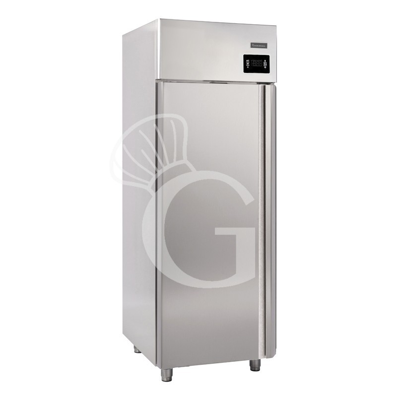 Kühlschrank (700 Liter), Edelstahl, Umluftkühlung, Temperatur -2°C /+10°C, Energieklasse A