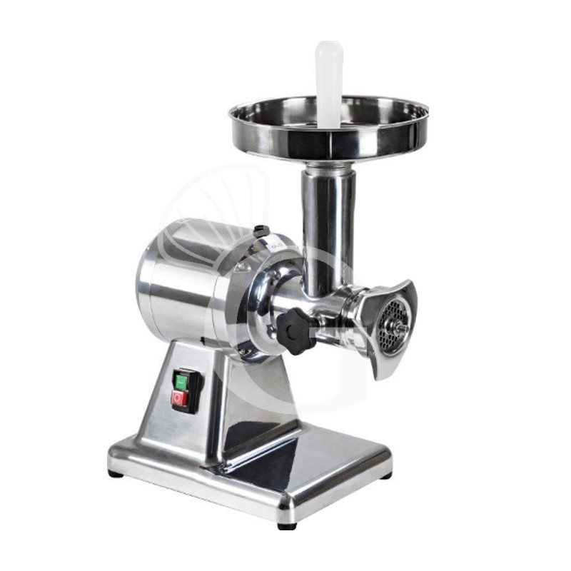 Einphasiger Fleischwolf mit Zerkleinerungseinheit aus Aluminium 160 kg/h - B 250 mm x T 400 mm x H 500 mm