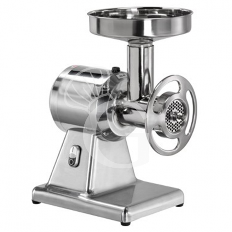 Einphasiger Fleischwolf mit Zerkleinerungseinheit aus Aluminium 150/250 kg/h - B 450 mm x T 290 mm x H 520 mm