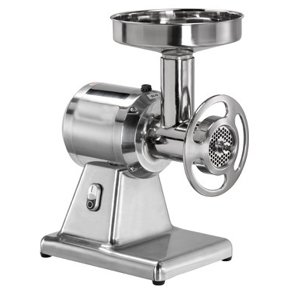 Einphasiger Fleischwolf mit Zerkleinerungseinheit aus Aluminium 150/250 kg/h - B 450 mm x T 290 mm x H 520 mm