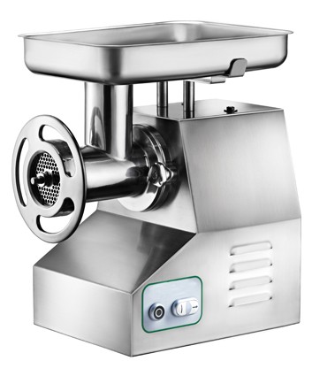 Einphasiger Fleischwolf mit Zerkleinerungseinheit aus Aluminium 300/500 kg/h - B 520 mm x T 320 mm x H 550 mm