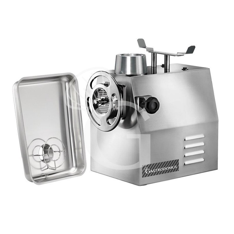 Einphasiger Fleischwolf mit Zerkleinerungseinheit aus Aluminium 300/500 kg/h - B 490 mm x T 340 mm x H 530 mm