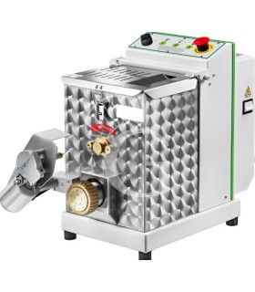 Nudelmaschine mit Nudelschneidemesser, Fassungsvermögen: 4 kg, Produktionleistung: 13 kg/Std., dreiphasig