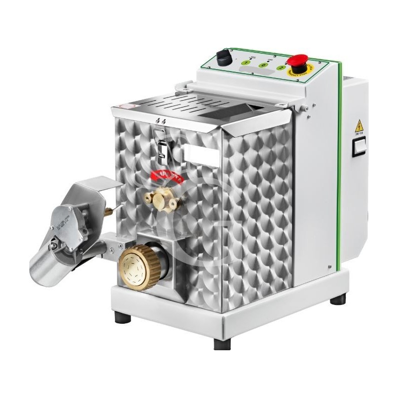 Nudelmaschine mit Nudelschneidemesser, Fassungsvermögen: 4 kg, Produktionleistung: 13 kg/Std., dreiphasig