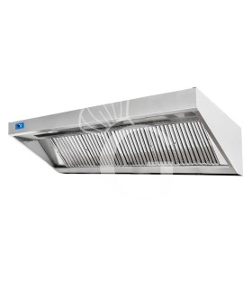 Wandhaube ohne Motor, B 2400 mm x T 700 mm x H 450 mm