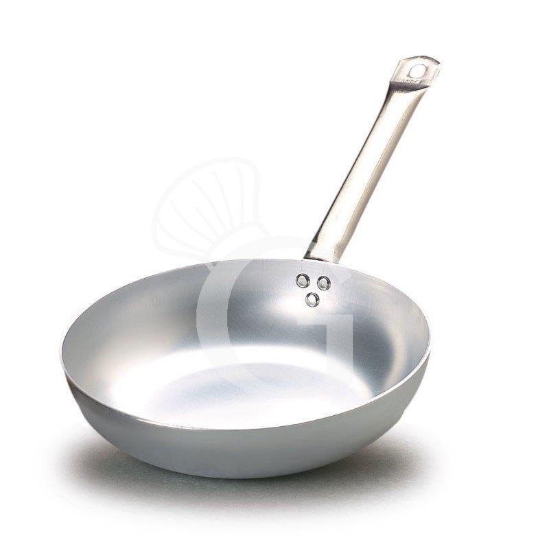 Aluminiumpfanne, Edelstahlgriff, Ø 240 mm, H 450 mm