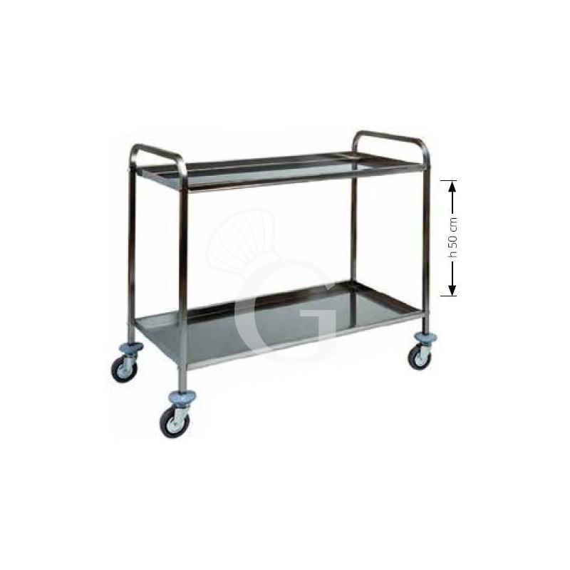 Servierwagen – Edelstahl – B 910 mm x T 570 mm x H 960 mm
