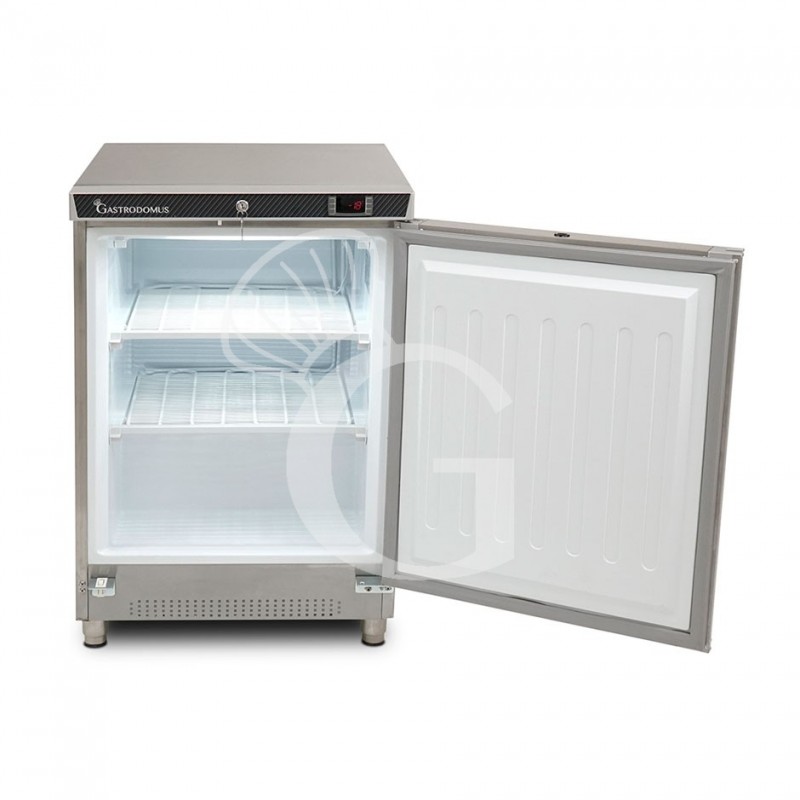 Tiefkühlschrank (120 Liter), statisch, Edelstathl, -18°C/-22°C