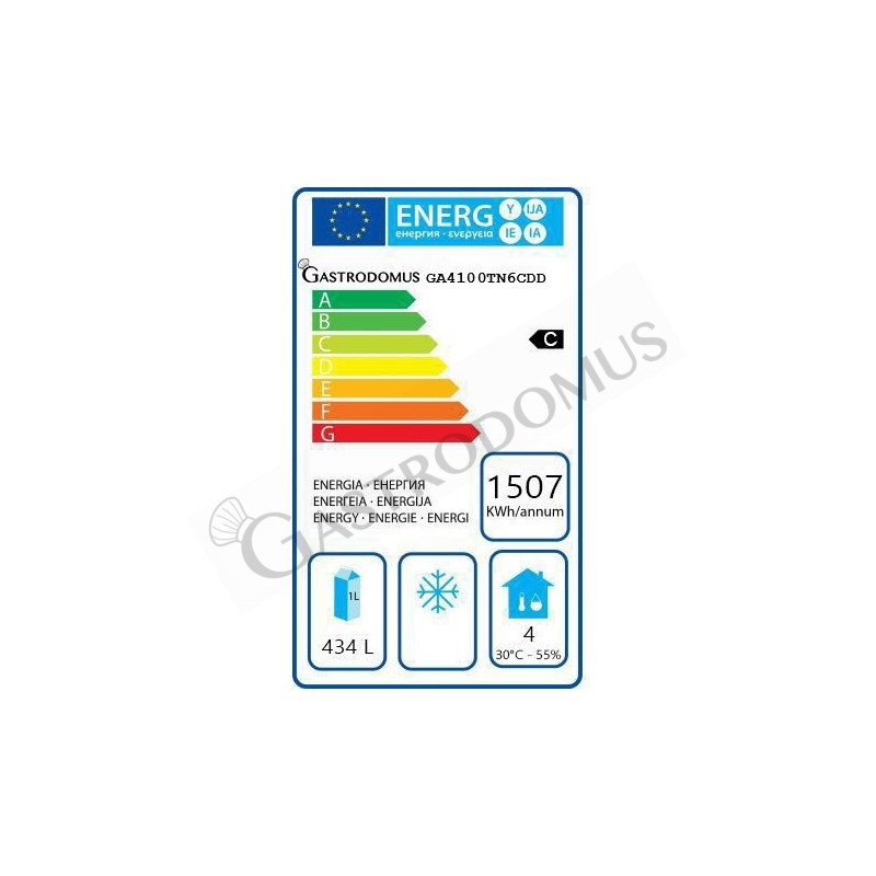 Kühltisch, 2 Türen, 6 Schubladen, Tiefe 700 mm, -2°C/+8°C