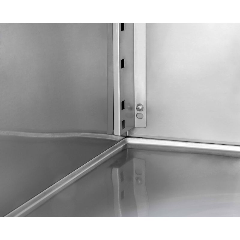 Kühltisch, 3 Türen, 2 Schubladen, Tiefe 700 mm, -2°C/+8°C, Aufkantung