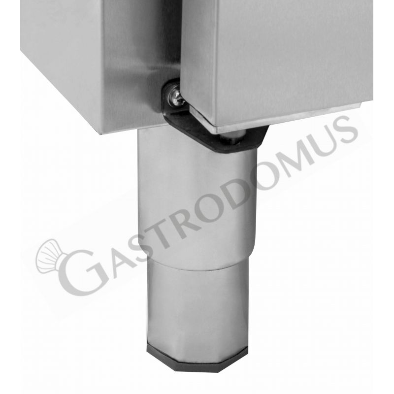 Kühltisch, 1 Tür, 7 Schubladen, Aufkantung, Tiefe 700 mm, -2°C/+8°C