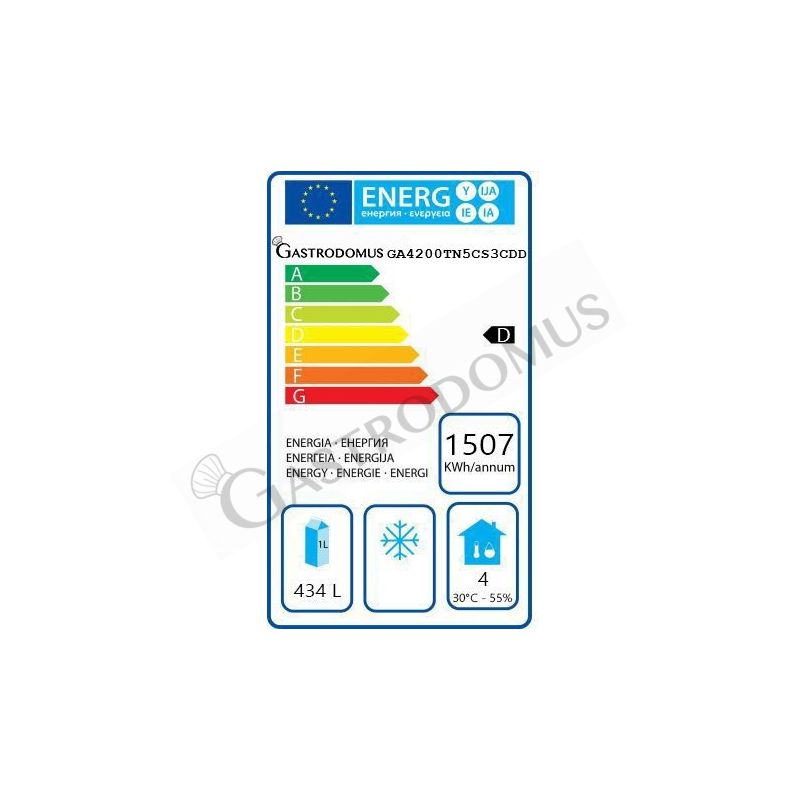 Kühltisch, 1 Tür, 8 Schubladen, Aufkantung, Tiefe 700 mm, -2°C/+8°C