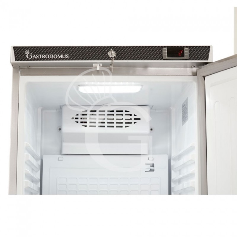 Kühlschrank (330L), statisch, Edelstahl, Temperatur -2°C/+8°C, Energieklasse D