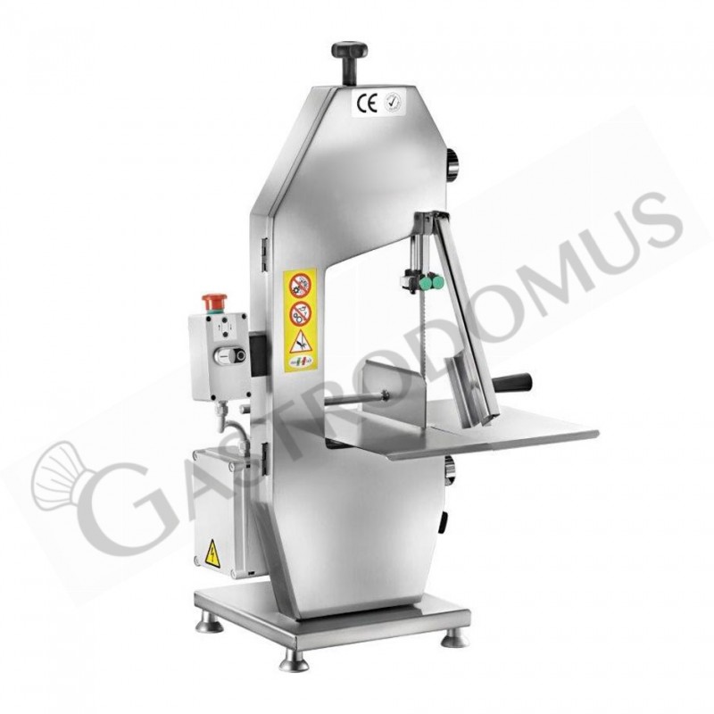 Knochensäge, Sägeblatt 1550 mm, einphasig 230 V, eloxiertes Aluminium