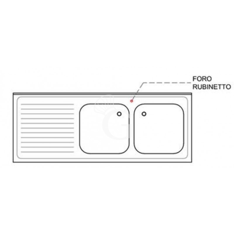 Zentrale Gewindebohrung
