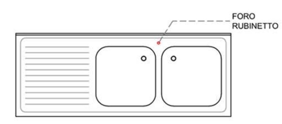 Zentrale Gewindebohrung