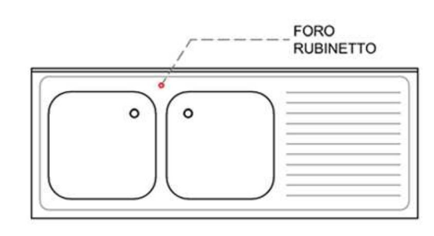 Zentrale Gewindebohrung
