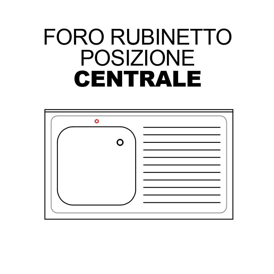 Zentrale Gewindebohrung