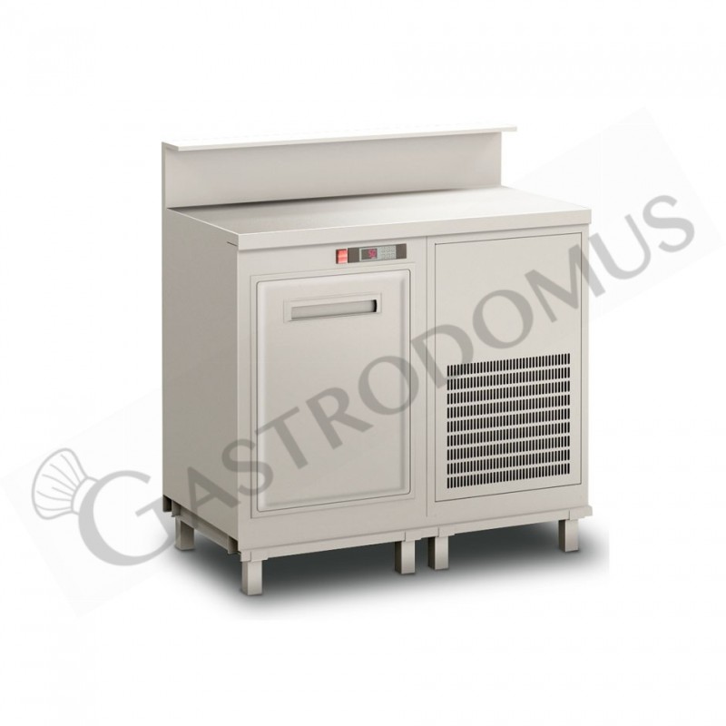 Barkühltisch, eingebauter Motor, Temperatur -16°C/-18°C, B 1044 mm x T 550 mm x H 920 mm