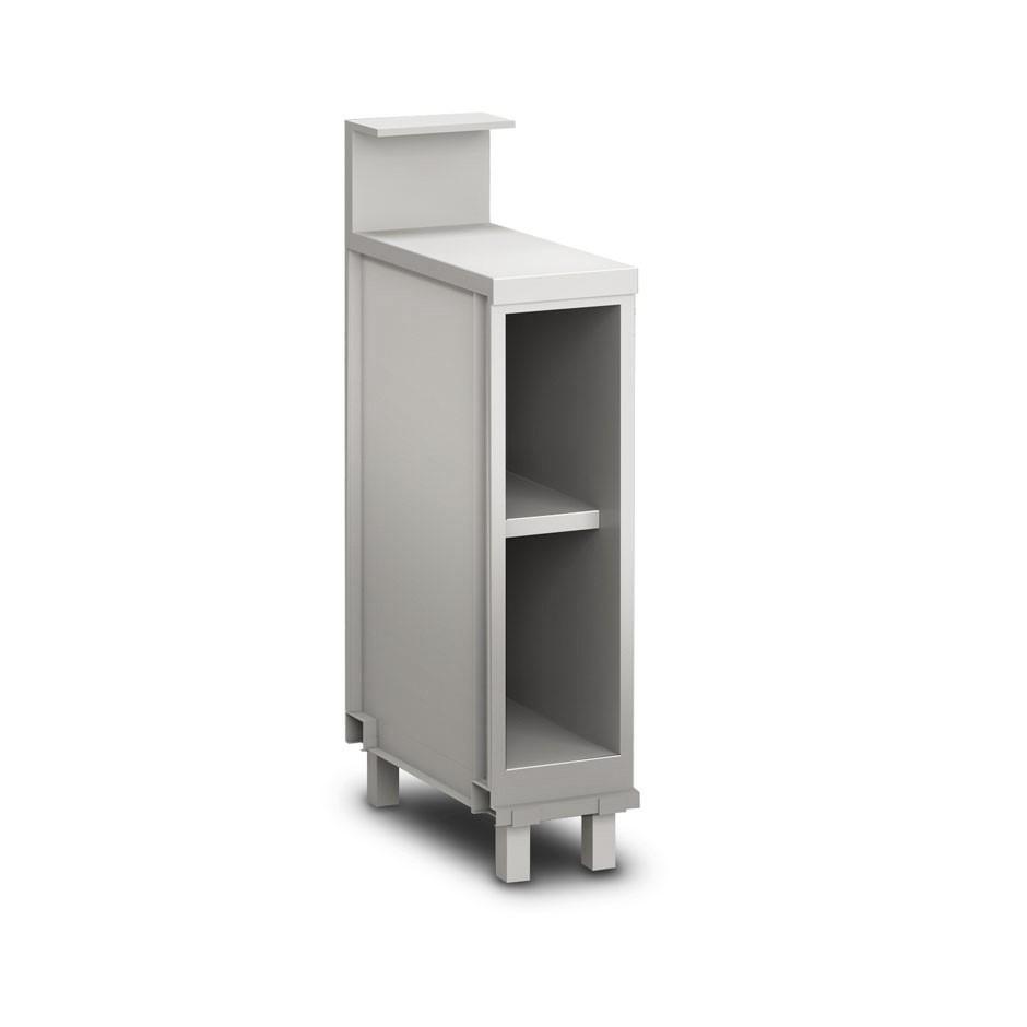 Thekenmodul / Neutralelement / Thekenschrank, offen, B 250 mm x T 550 mm x H 935 mm