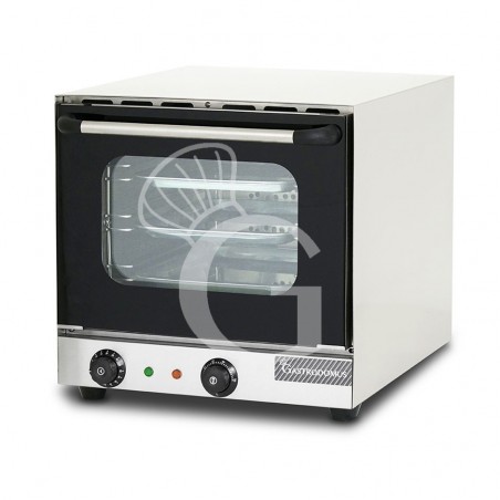 Elektro Heißluftofen, Klapptür, mechanische Steuerung, 3 Backbleche, 2,6 kW Elektro Heißluftofen, Klapptür, mechanische Steuerung, 3 Backbleche, 2,6 kW