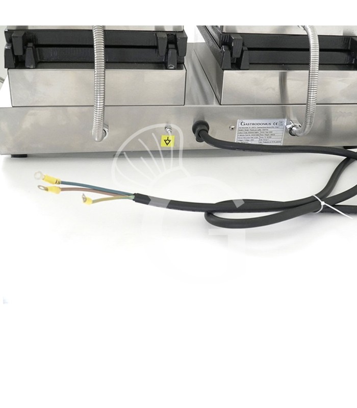 Waffeleisen, doppelt, 2Kwx2Kw,  B 600 mm x T 450 mm x H 250 mm