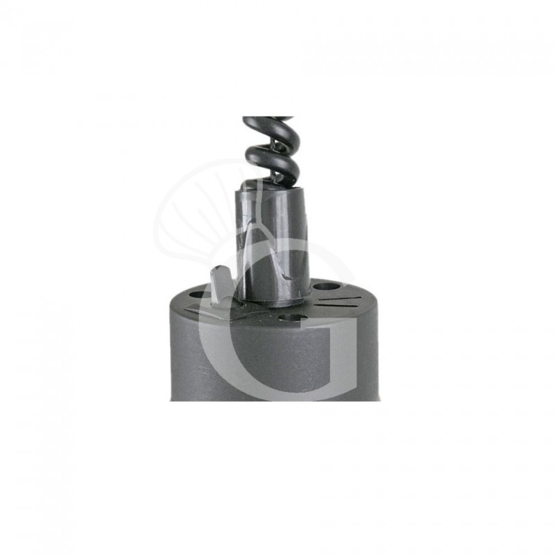 Schwarze Heizlampe - Durchmesser 175 mm - weißes Licht