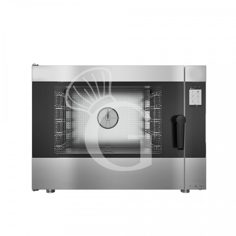 Gas Heißluftdämpfer / Kombidämpfer, Touchscreen, für 5 Backbleche GN1/1 oder 600x400 mm, automatisches Reinigungssystem Gas Heißluftdämpfer / Kombidämpfer, Touchscreen, für 5 Backbleche GN1/1 oder 600x400 mm, automatisches Reinigungssystem