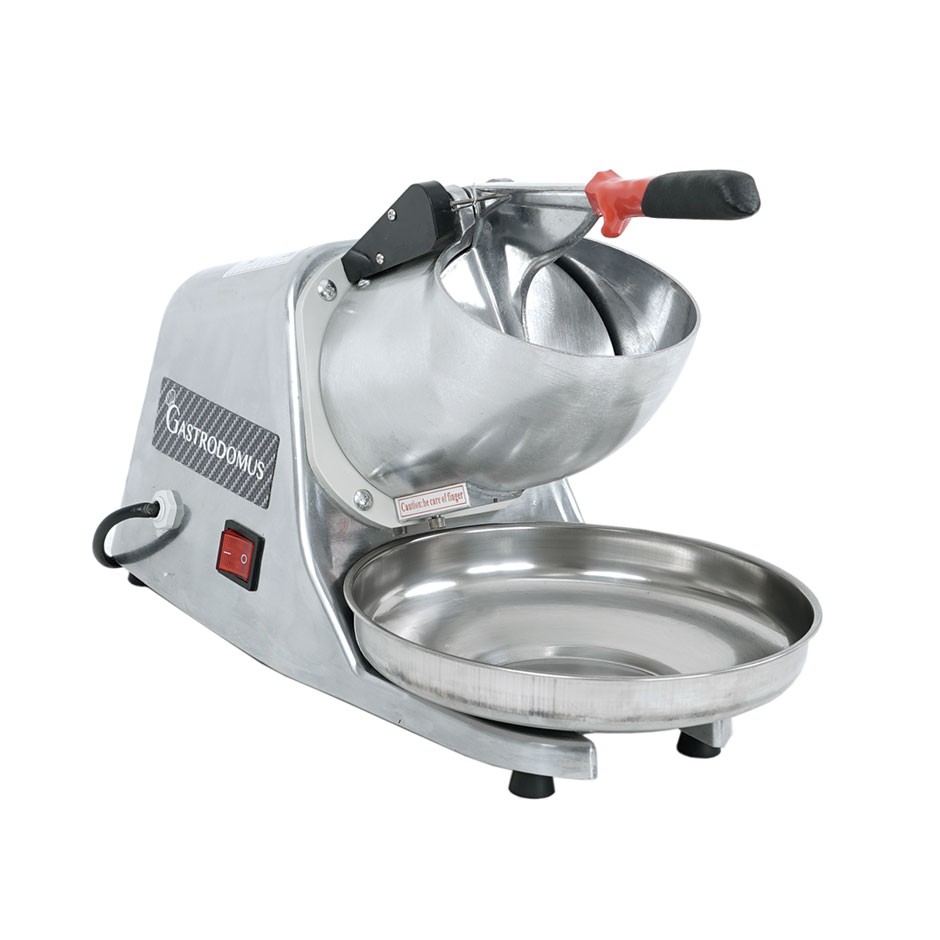 Professioneller Einphasen-Eiscrusher mit einer Kapazität von 65 Kg/h und einer Leistung von 0,3 Kw