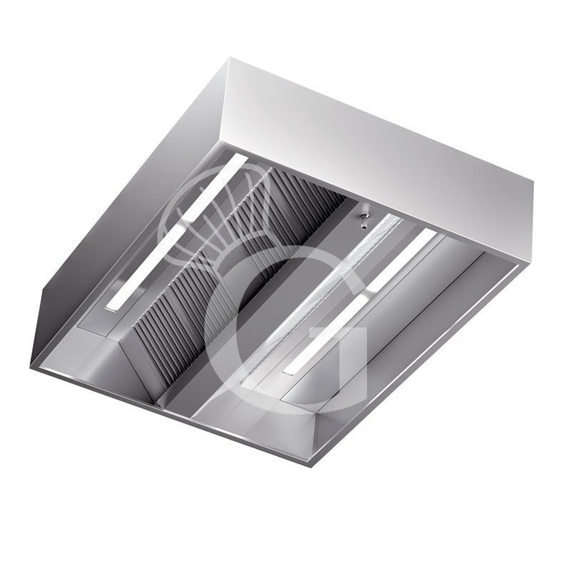 Deckenhaube ohne Motor, B 2000 mm x T 1500 mm x H 450 mm