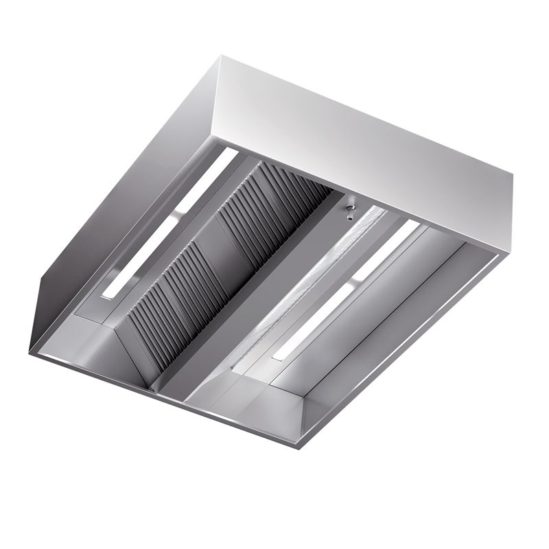 Deckenhaube ohne Motor, B 2800 mm x T 1800 mm x H 450 mm