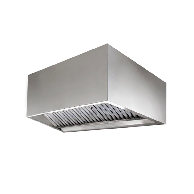 Kastenhaube ohne Motor (Wandausführung), B 2400 mm x T 900 x H 450 mm