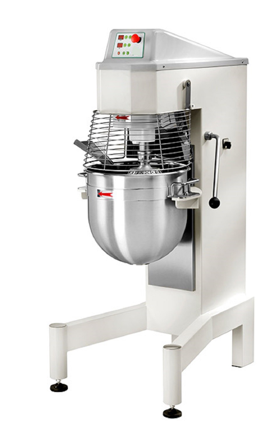 Tisch-Planetenrührmaschine, 60 L, dreiphasig, Geschwindigkeitsregler, digitale Steuerung