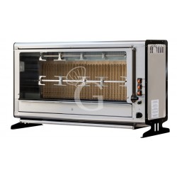 Gas Hähnchengrill, B 1121 mm x T 371 mm x H 650 mm, für 18 Hähnchen
